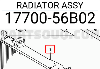 Suzuki 1770056B02 RADIATOR ASSY