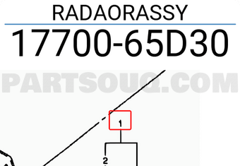 Suzuki 1770065D30 RADAORASSY