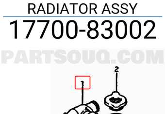 Suzuki 1770083002 RADIATOR ASSY