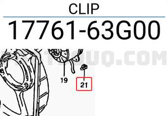 Suzuki 1776163G00 CLIP