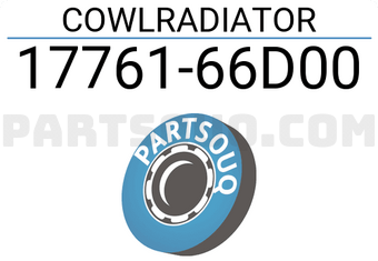Suzuki 1776166D00 COWLRADIATOR