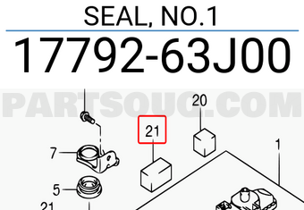 Suzuki 1779263J00 SEAL, NO.1