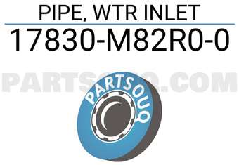 Suzuki 17830M82R00 PIPE, WTR INLET