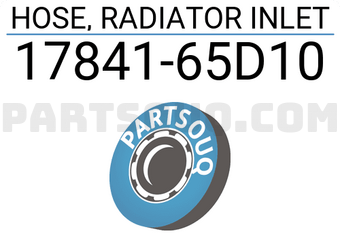 Suzuki 1784165D10 HOSE, RADIATOR INLET