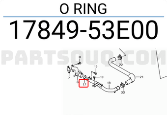 Suzuki 1784953E00 O RING