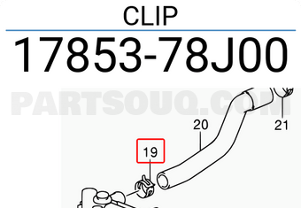 Suzuki 1785378J00 CLIP