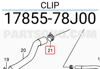 Suzuki 1785578J00 CLIP