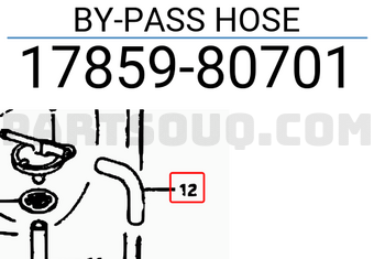 Suzuki 1785980701 BY-PASS HOSE