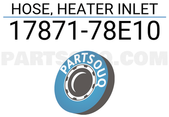 Suzuki 1787178E10 HOSE, HEATER INLET