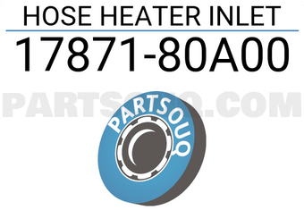 Suzuki 1787180A00 HOSE HEATER INLET