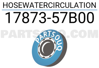 Suzuki 1787357B00 HOSEWATERCIRCULATION