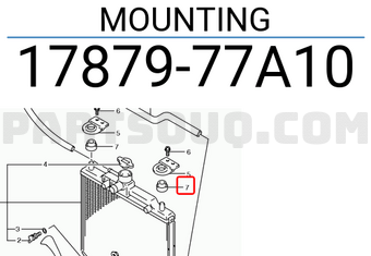 Suzuki 1787977A10 MOUNTING