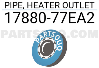 Suzuki 1788077EA2 PIPE, HEATER OUTLET