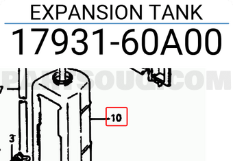 Suzuki 1793160A00 EXPANSION TANK