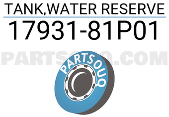 Suzuki 1793181P01 TANK,WATER RESERVE