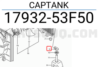 Suzuki 1793253F50 CAPTANK