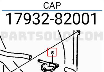 Suzuki 1793282001 CAP