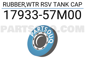 Suzuki 1793357M00 RUBBER,WTR RSV TANK CAP