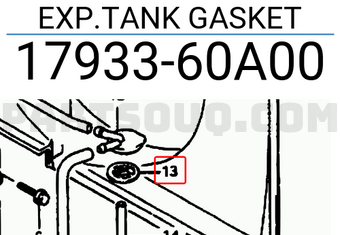 Suzuki 1793360A00 EXP.TANK GASKET