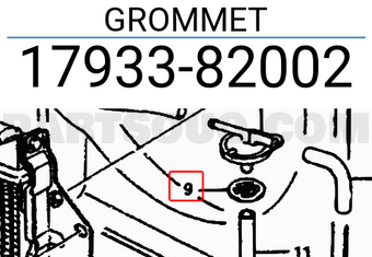 Suzuki 1793382002 GROMMET
