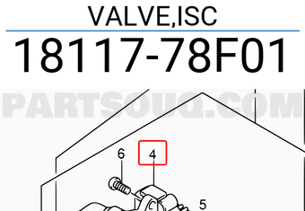 Suzuki 1811778F01 VALVE,ISC