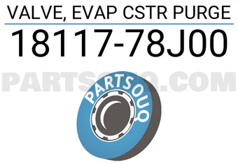 Suzuki 1811778J00 VALVE, EVAP CSTR PURGE