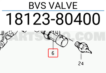 Suzuki 1812380400 BVS VALVE