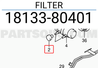 Suzuki 1813380401 FILTER