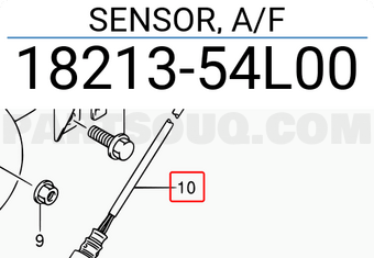 Suzuki 1821354L00 SENSOR, A/F