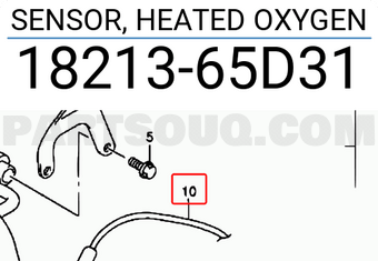 Suzuki 1821365D31 SENSOR, HEATED OXYGEN