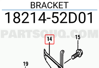 Suzuki 1821452D01 BRACKET