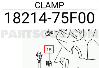 Suzuki 1821475F00 CLAMP