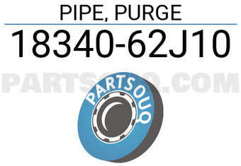 Suzuki 1834062J10 PIPE, PURGE