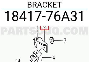 Suzuki 1841776A31 BRACKET