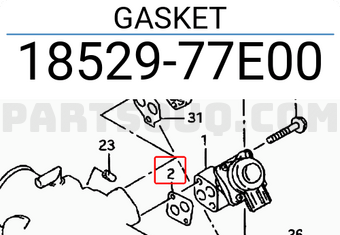 Suzuki 1852977E00 GASKET