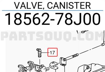 Suzuki 1856278J00 VALVE, CANISTER