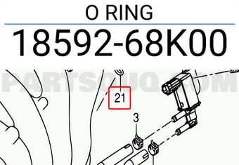 Suzuki 1859268K00 O RING