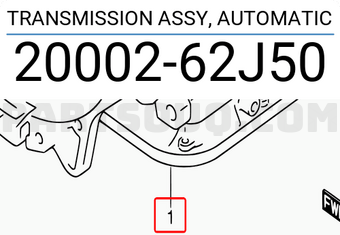 Suzuki 2000262J50 TRANSMISSION ASSY, AUTOMATIC
