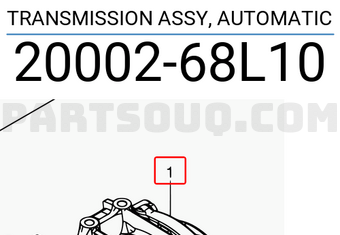 Suzuki 2000268L10 TRANSMISSION ASSY, AUTOMATIC