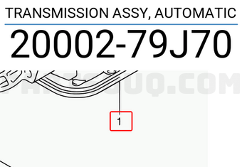 Suzuki 2000279J70 TRANSMISSION ASSY, AUTOMATIC