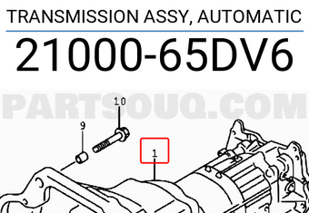 Suzuki 2100065DV6 TRANSMISSION ASSY, AUTOMATIC