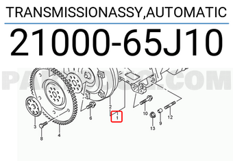 Suzuki 2100065J10 TRANSMISSIONASSY,AUTOMATIC