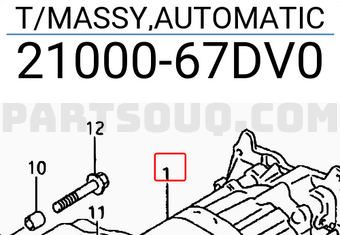 Suzuki 2100067DV0 T/MASSY,AUTOMATIC
