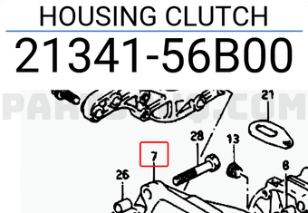 Suzuki 2134156B00 HOUSING CLUTCH