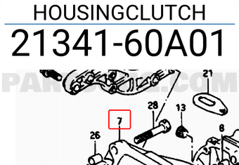 Suzuki 2134160A01 HOUSINGCLUTCH