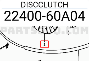 Suzuki 2240060A04 DISCCLUTCH