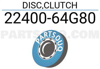 Suzuki 2240064G80 DISC,CLUTCH