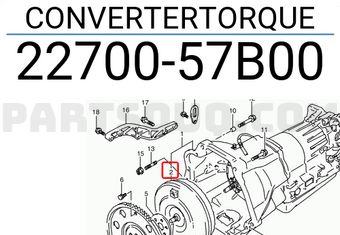 Suzuki 2270057B00 CONVERTERTORQUE