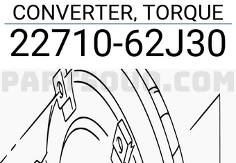 Suzuki 2271062J30 CONVERTER, TORQUE