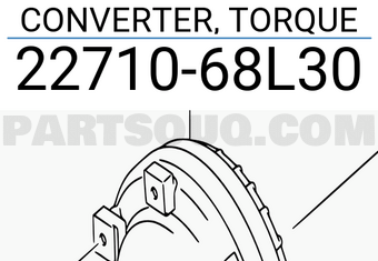 Suzuki 2271068L30 CONVERTER, TORQUE